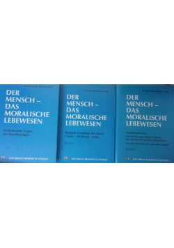 Der Mensch - das Moralische Lebewesen, zestaw 3 książek