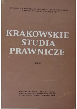 Krakowskie studia prawnicze