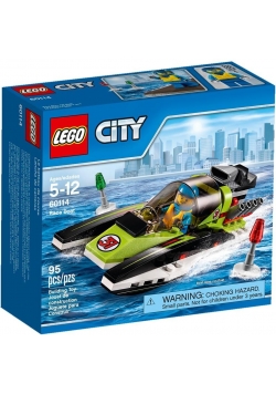 Lego CITY 60114 Łódź wyścigowa