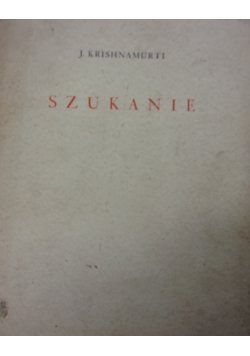 Szukanie, 1928 r.