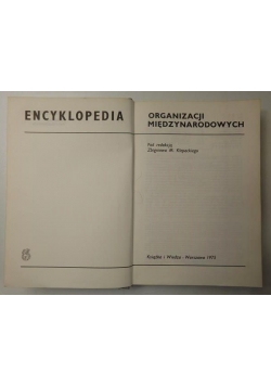 Encyklopedia organizacji międzynarodowych