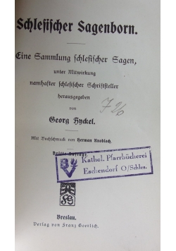 Schlesischer Sagenborn