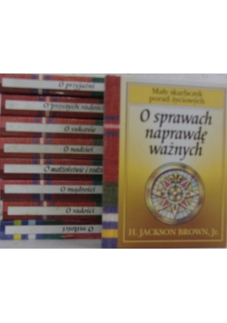 Mały skarbczyk porad życiowych, 9 książeczek, miniaturki