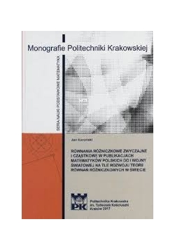 Monografie Politechniki Krakowskiej