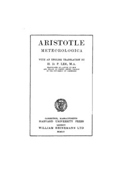 Aristotle Meteorologica