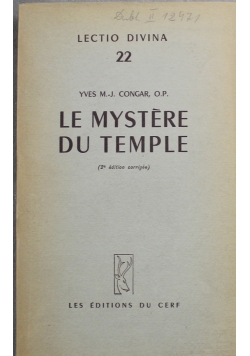 Le Mystere du Temple