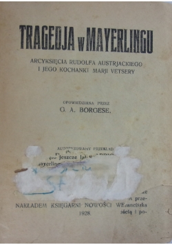 Tragedja w Mayerlingu, 1928 r.