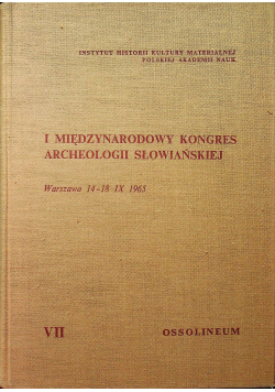 I międzynarodowy kongres archeologii słowiańskiej VII