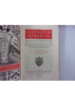 Breviarium Romanum