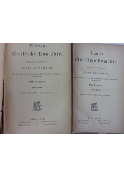Dantes Gottliche Komodie, Tom I i II, ok. 1890 r.
