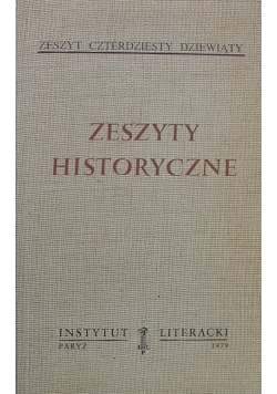 Zeszyty Historyczne 49
