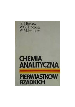Chemia Analityczna