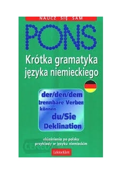 Pons krótka gramatyka języka niemieckiego