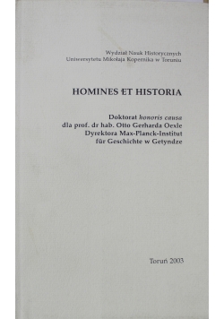 Homines Et Historia