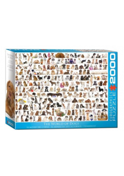 Puzzle 2000 Świat psów