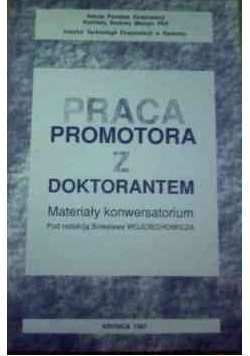 Praca promotora z doktorantem