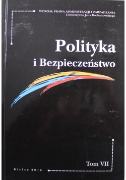 Polityka i bezpieczeństwo Tom VII
