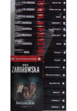Mistrzynie polskich kryminałów, zestaw 16 książek