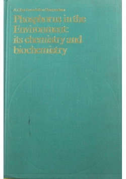 Phosphorus in the Environment  its chemistry and biochemistry
