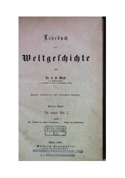 Lehrbuch der weltgeschichte, 1888 r.