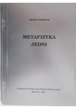 Metafizyka jedni