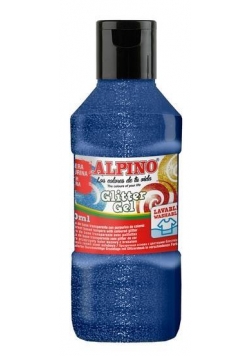 Brokat w żelu 250ml niebieski ALPINO