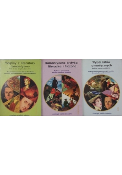 Romantyczna krytyka literacka i filozofia/Wypisy z literatury romantyzmu/Wybór listów romantycznych