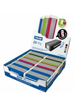 Gumka Office w osłonce Rubber Touch (20szt) MILAN