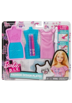 Barbie D.I.Y. Stylowe szablony różowo niebieskie