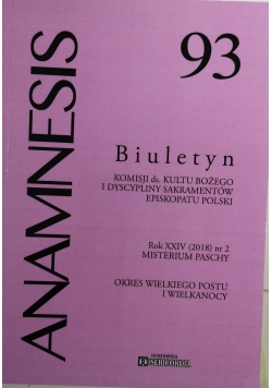 Anamnesis biuletyn, 93
