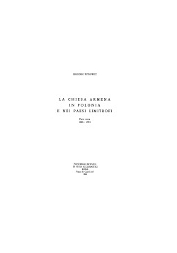 La Chesa Armena in Polonia
