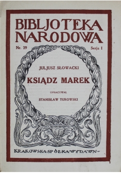 Ksiądz Marek 1921 r