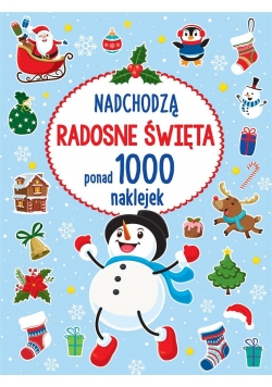Nadchodzą radosne Święta ponad 1000 naklejek