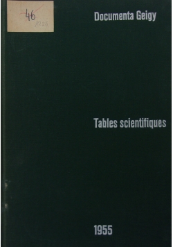 Tables scientifiques