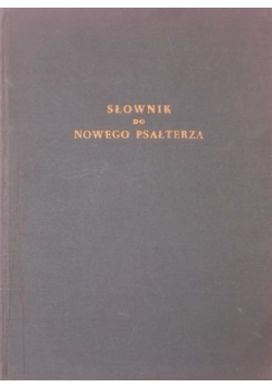 Słownik do Nowego Psałterza