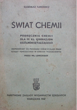 Świat chemii, 1947 r.