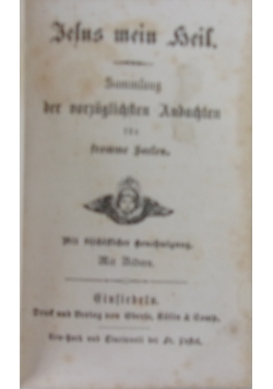 Jesus mein Feis,1875r.,Miniaturka