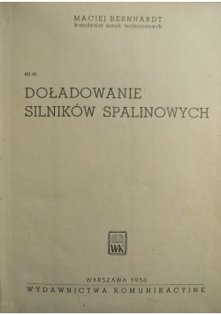 Doładowanie silników spalinowych
