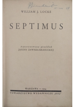 Septimus, 1934 r.