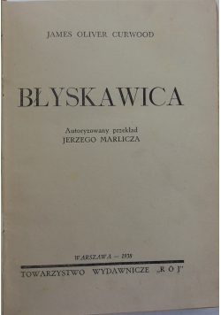 Błyskawica, 1938 r.