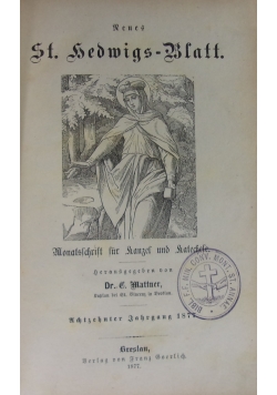 Venus St. Eedwigd-Blaff, 1877 r.