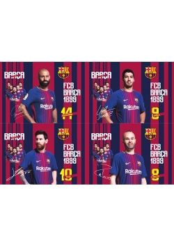 Blok rysunkowy A4 20 arkuszy FC Barcelona