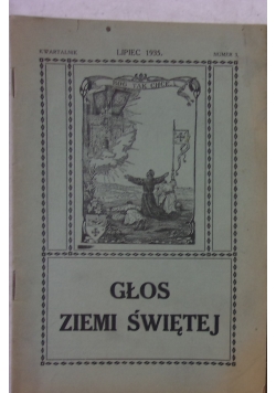 Głos Ziemi świętej Nr 3. 1935 r.