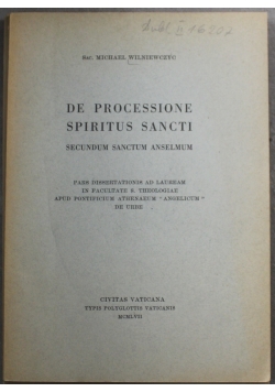 De Processione Spiritus Sancti