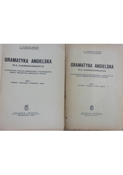 Gramatyka Angielska Tom I ,II