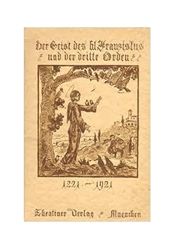 Der Geist des hl. Franziskus und der dritte Orden, 1921 r.