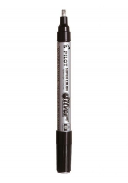 Marker Pilot Super Color Broad srebrny