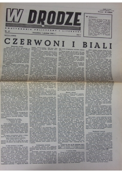 W drodze dwutygodnik polityczny,reprint