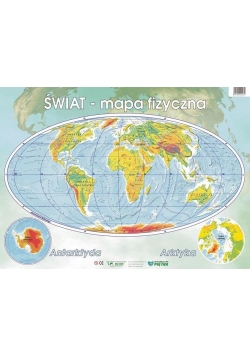Puzzle - Świat mapa fizyczna