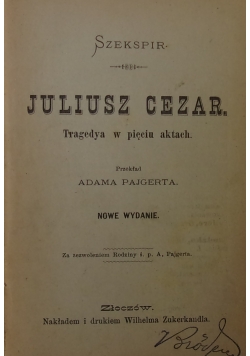 Juliusz Cezar ,1926r.
